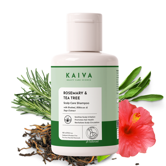 Rosemary  & Tea Tree Scalp Care  Hair Shampoo| Sulfate & Paraben Free – 100 ml