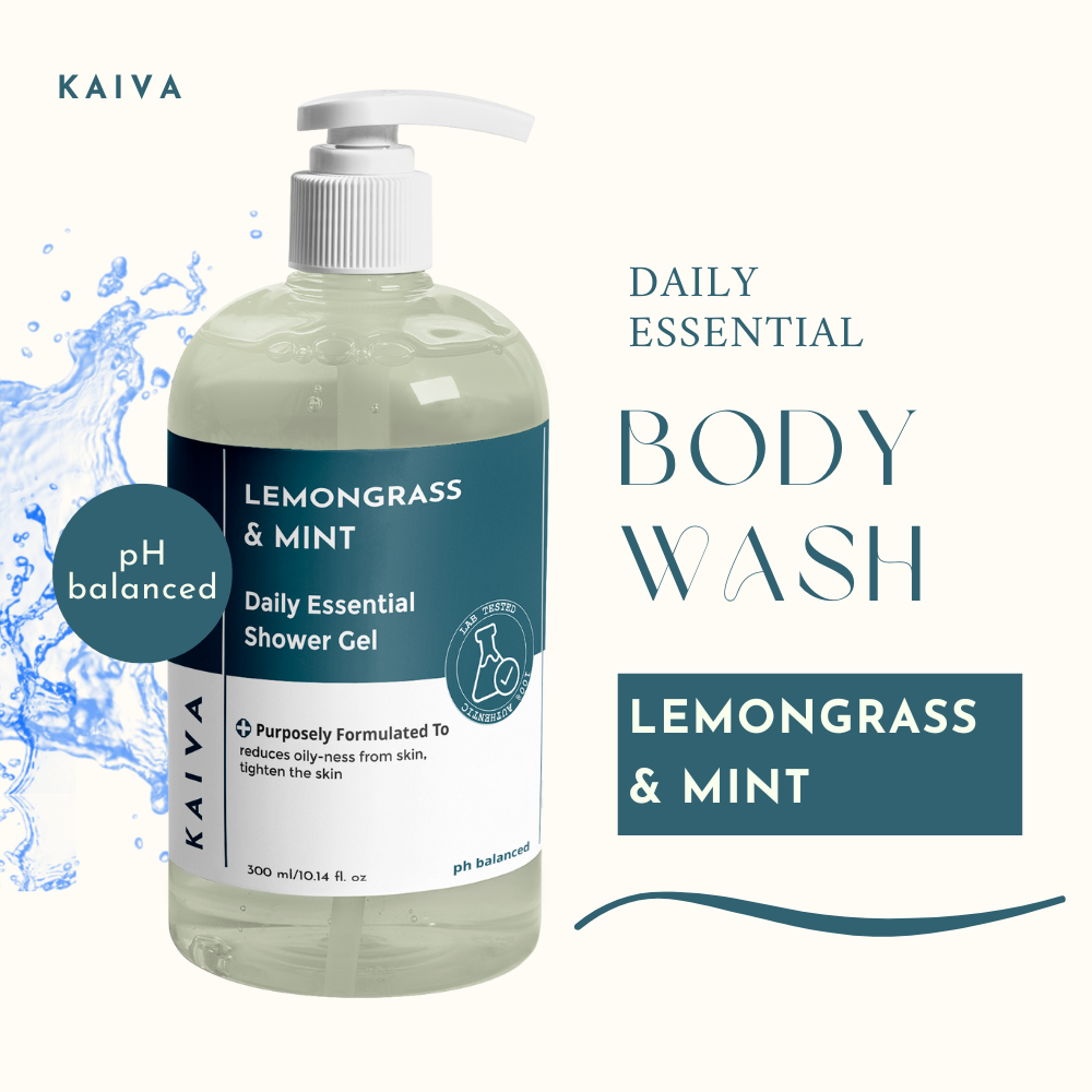 Lemongrass & Mint Shower Gel | Sulfate & Paraben Free