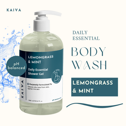 Lemongrass & Mint Shower Gel | Sulfate & Paraben Free