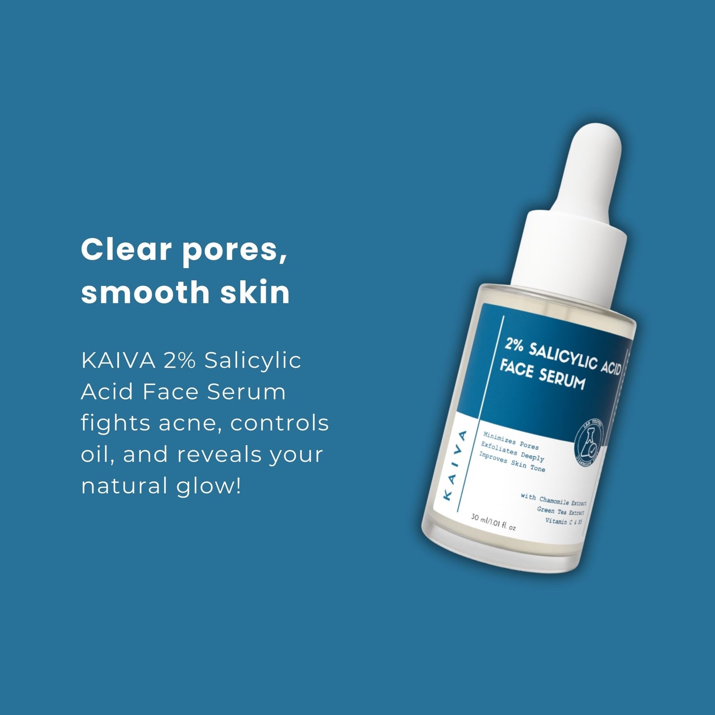 2% Salicylic Acid Face Serum | BHA Based Exfoliant | 30 ml