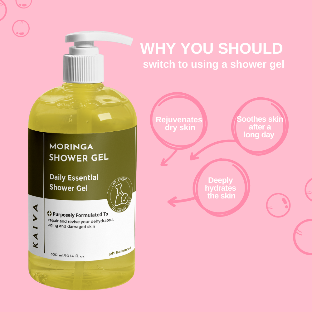 Wanderer Moringa Shower Gel | Sulfate & Paraben Free