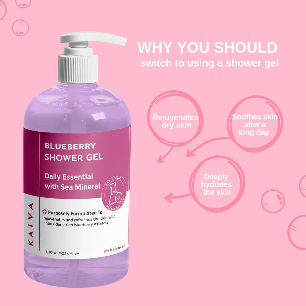 Blue Berry shower Gel | Body Wash enriched with vitamin-E