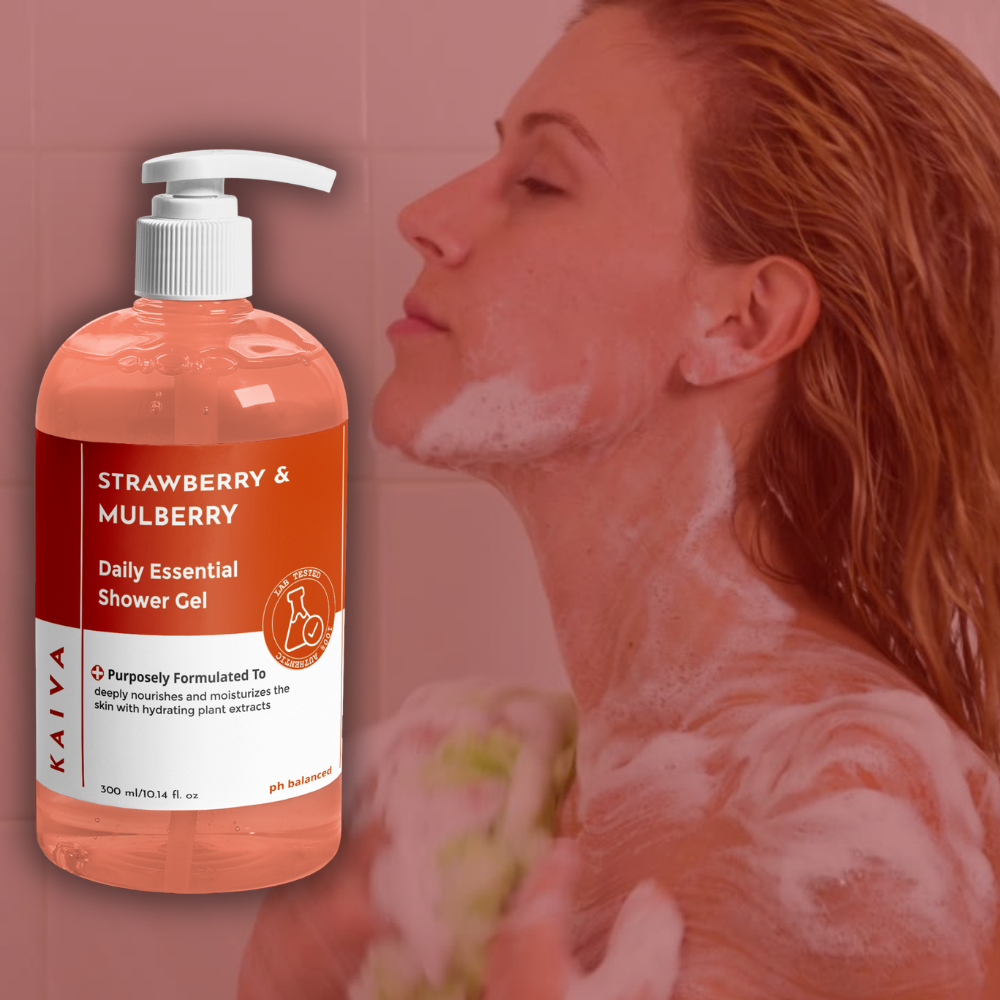 Strawberry & Mulberry Shower Gel | Sulfates & Paraben Free