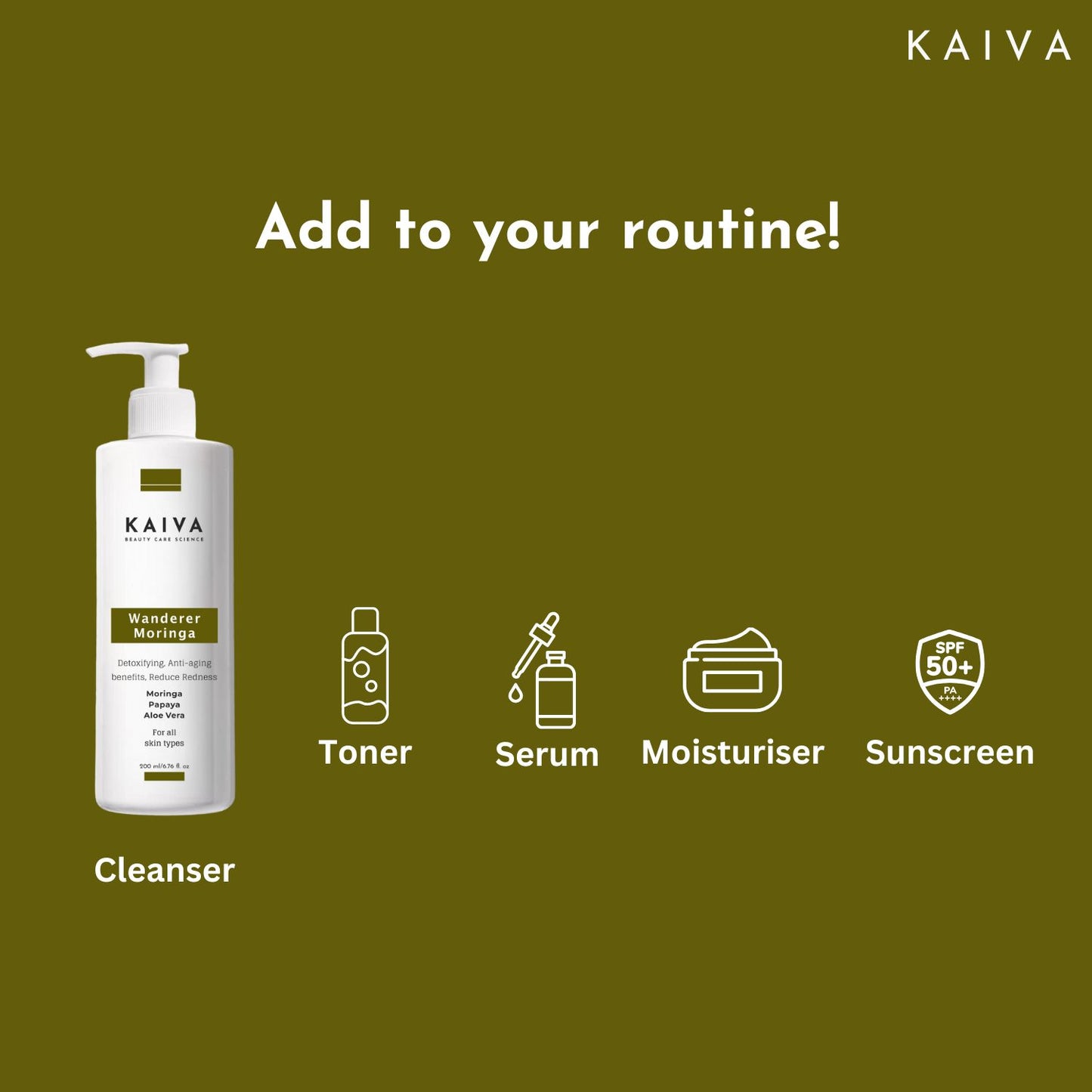 PureGlow Moringa Face Wash | Sulfate & Paraben Free | 200 ml