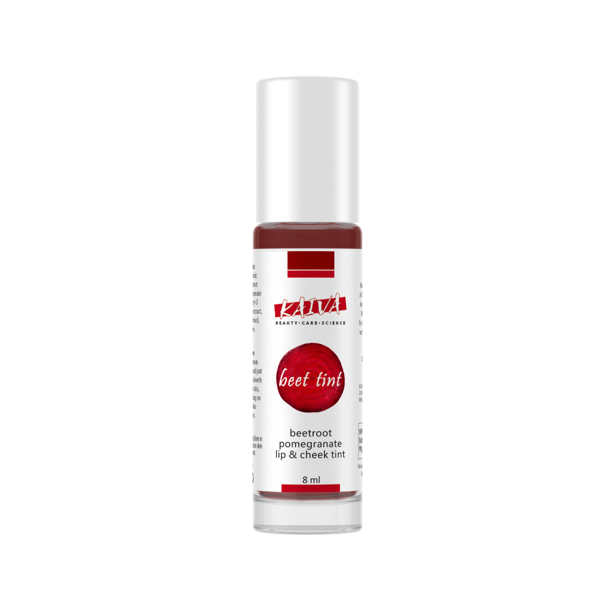 KAIVA Beetroot Roll-on Tint, Water Based Cheeks Tint