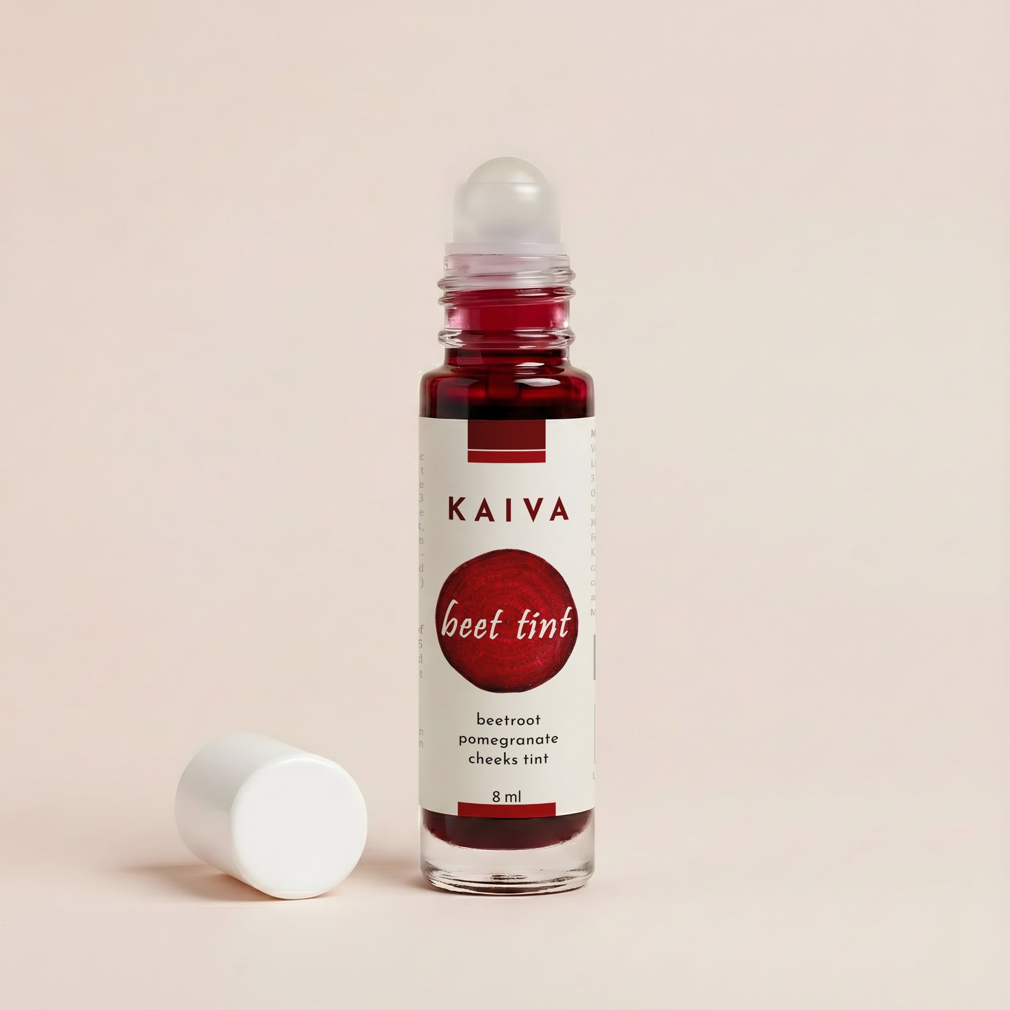 KAIVA Beetroot Roll-on Tint, Water Based Cheeks Tint