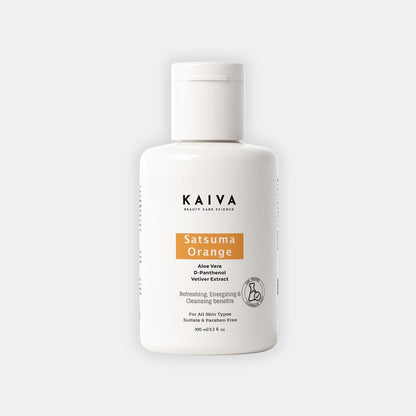 Satsuma Orange Face Wash | Sulfate & Paraben Free – 100 ml