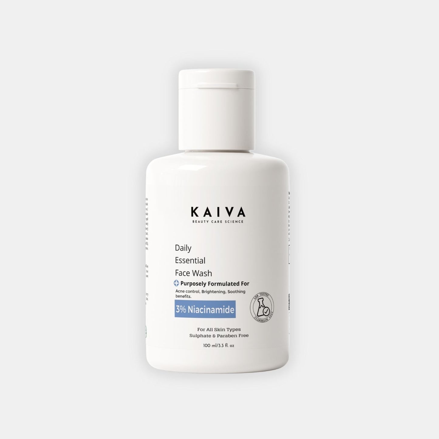 ClearSkin Booster – 3% Niacinamide Face Wash – For Women & Men | Sulphates & Paraben Free – 100 ml