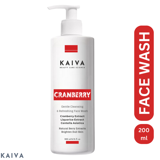 Cranberry Face wash | Age Defying Face Wash | Natural, Organic Ingredients, Vegan, Cruelty Free, Antioxidant - 200 ml