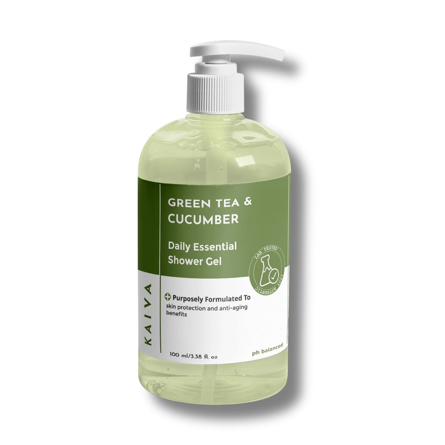 Green Tea & Cucumber Shower Gel | Sulfate & Paraben Free