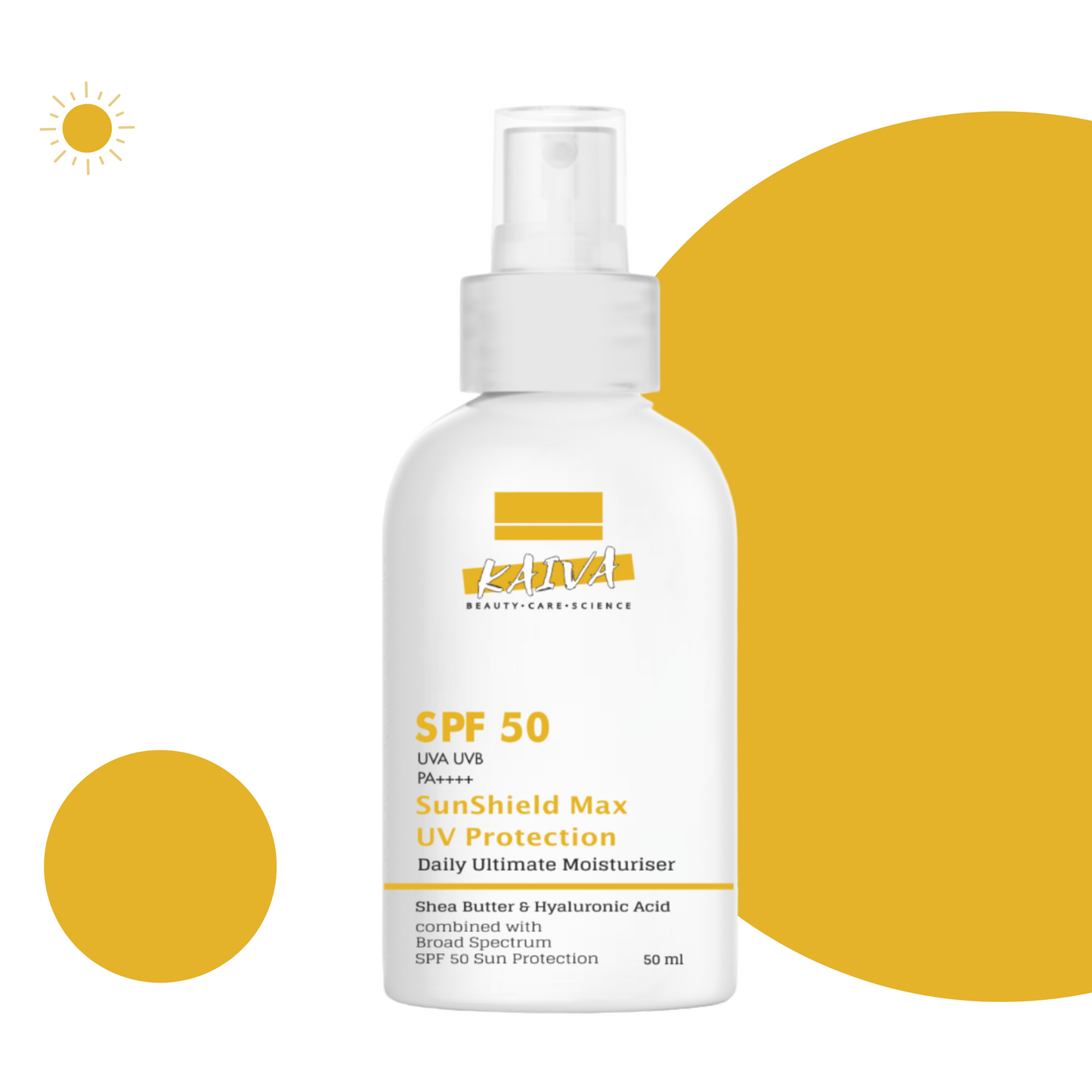 SunShield Max SPF50 Sunscreen – Advanced Sun Protection