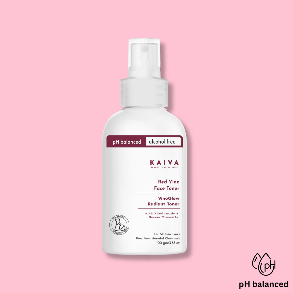 Red Vine Face Mist & Toner with Niacinamide (Vitamin B3)