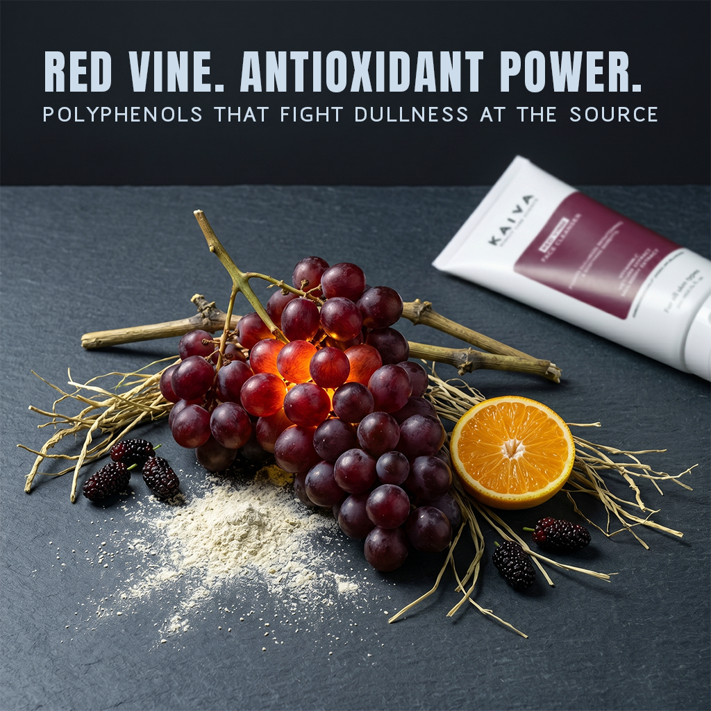 Red Vine Face Wash with Vitamin C & Mulberry Extract - 200 ml