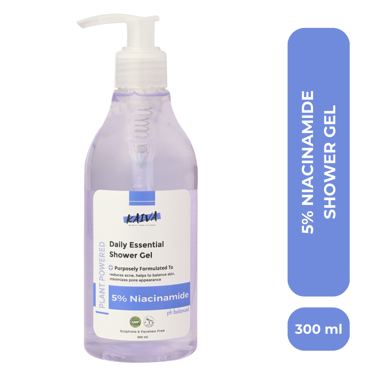 Niacinamide Shower Gel | Sulphate & Paraben Free | For Women & Men - 300 ml