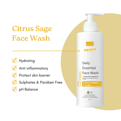 Juicy Lemon - Citrus & Sage Revitalizing Face Wash