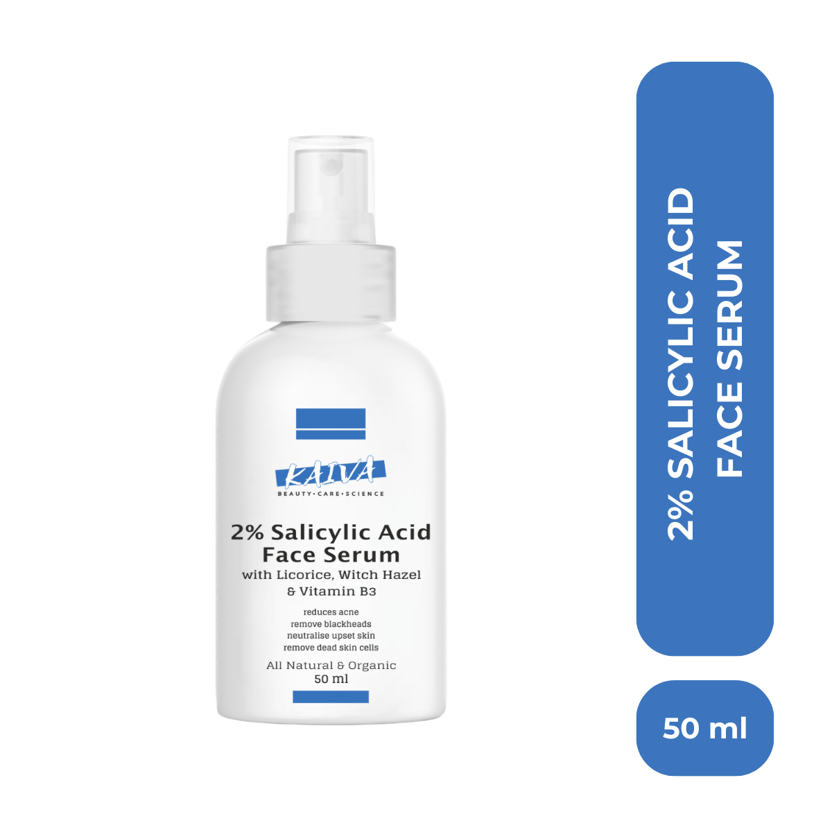 2% Salicylic Acid Face Serum for Acne, Blackheads & Open Pores