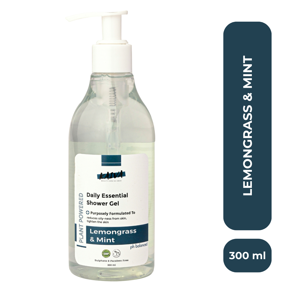Lemongrass & Mint Shower Gel | For Women & Men | Sulphates & Paraben Free – 300 ml