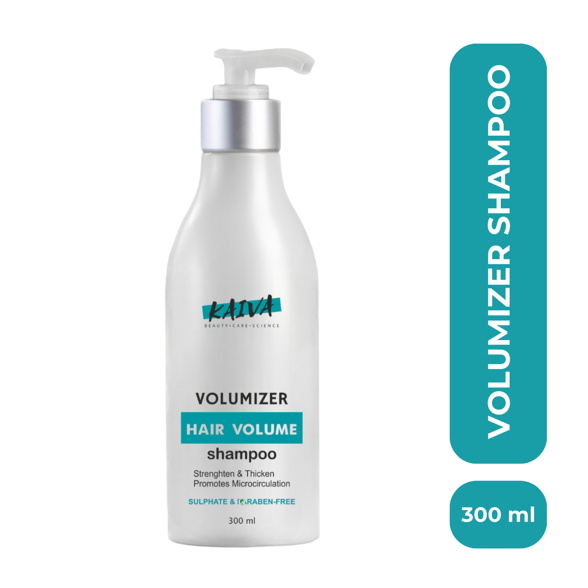 Volumizer Shampoo for Hair Strengthening and Volume | Sulfate & Paraben Free – 300 ml