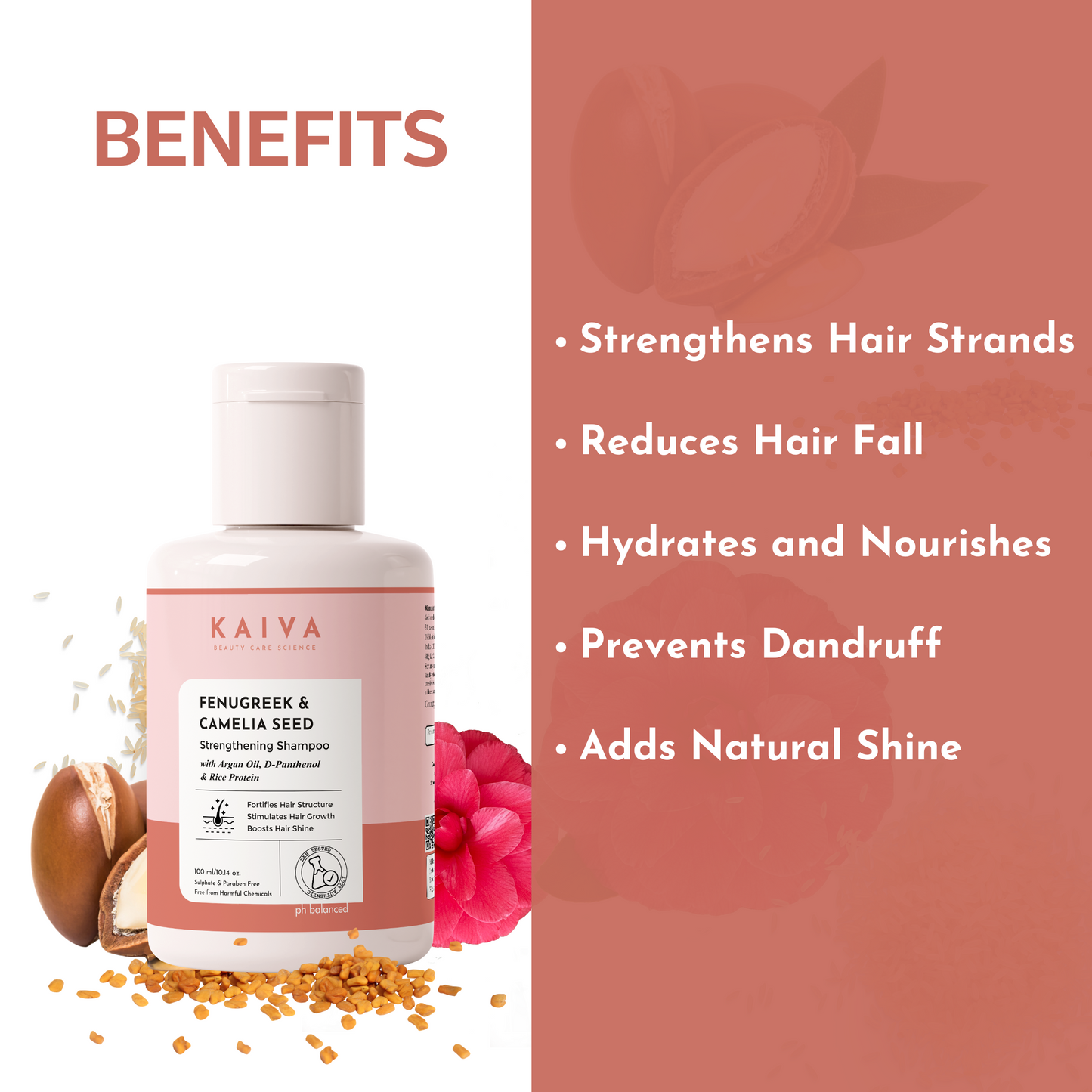 Fenugreek Strengthening Shampoo with Camellia Seed Extract