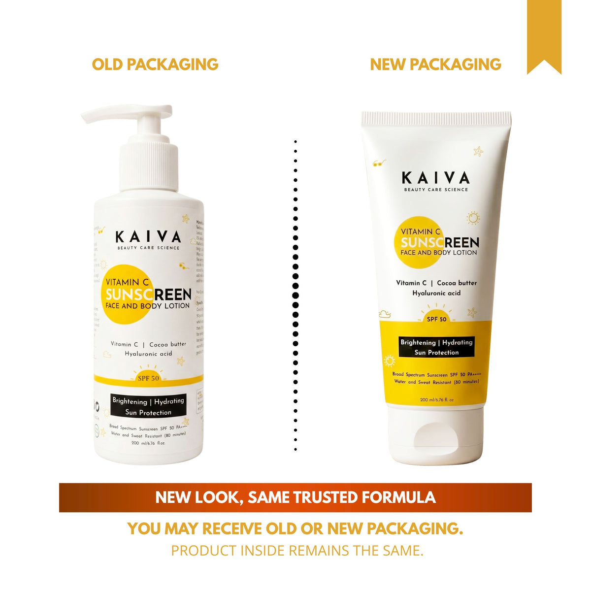 KAIVA Sunscreen SPF 50 PA++++ Ultra-Light sunscreen SPF50 | 200 ml