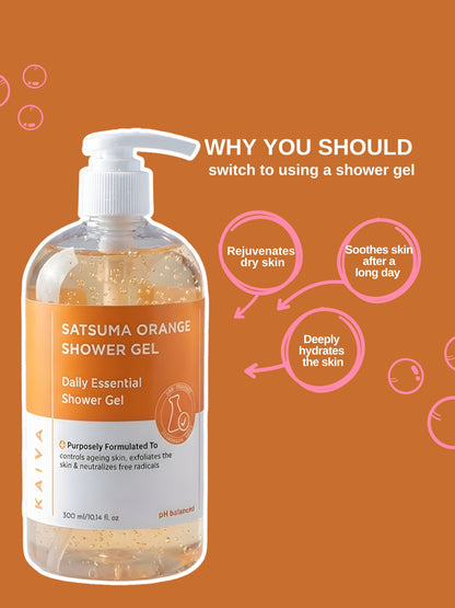 Satsuma Orange Shower Gel | Sulfate & Paraben Free