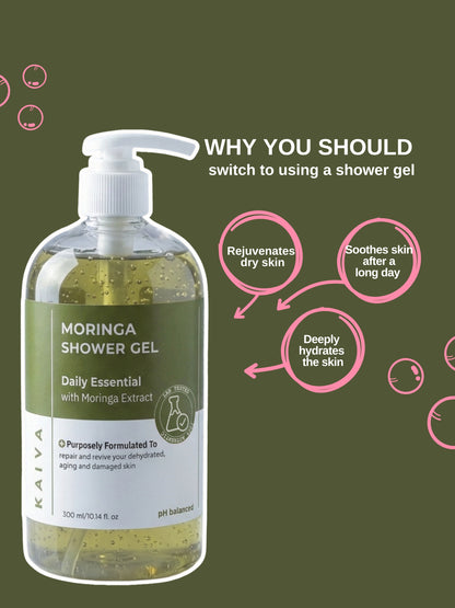 Wanderer Moringa Shower Gel | Sulfate & Paraben Free