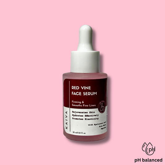 Red Vine Face Serum with Rice Water & Peptides