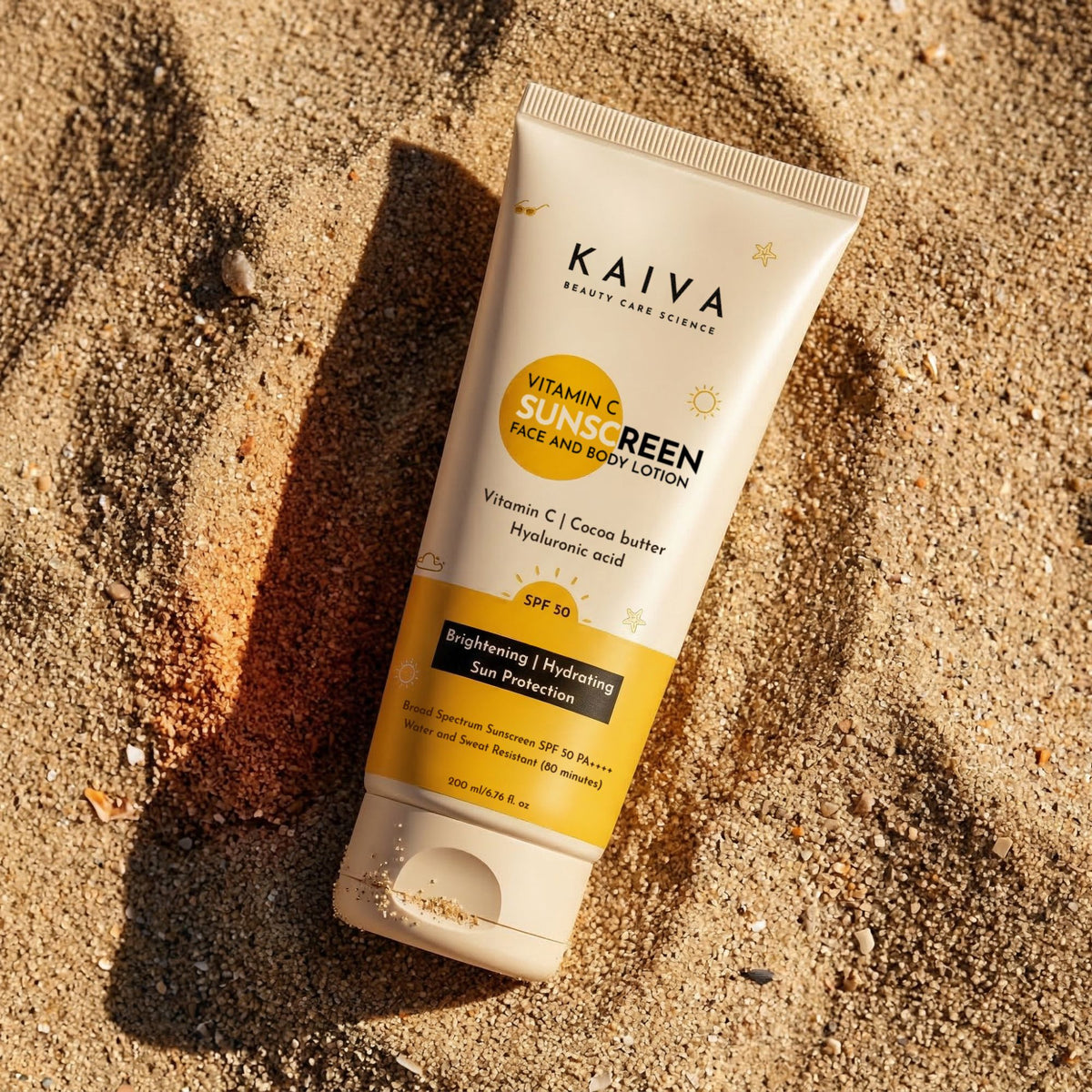 KAIVA Sunscreen SPF 50 PA++++ Ultra-Light sunscreen SPF50 | 200 ml