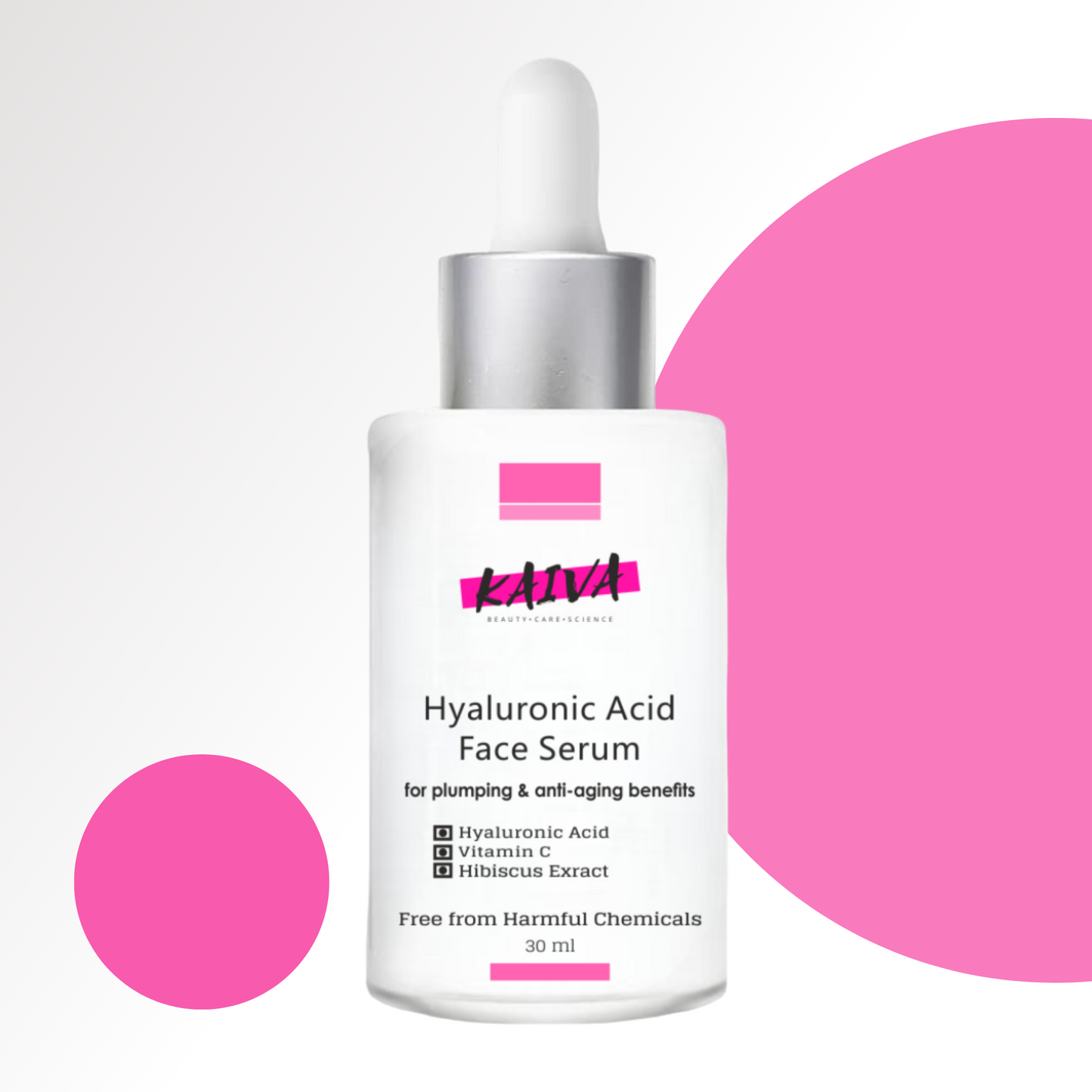 Hyaluronic Acid Face Serum | For Women & Men - 30 ml