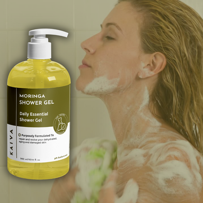 Wanderer Moringa Shower Gel | For Women & Men | Sulphates & Paraben Free – 300 ml