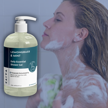 Lemongrass & Mint Shower Gel | For Women & Men | Sulphates & Paraben Free – 300 ml