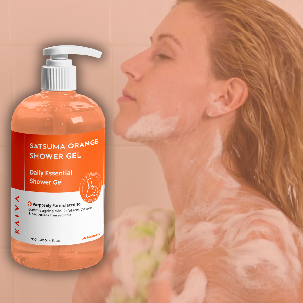 Satsuma Orange Shower Gel | For Women & Men | Sulphates & Paraben Free – 300 ml