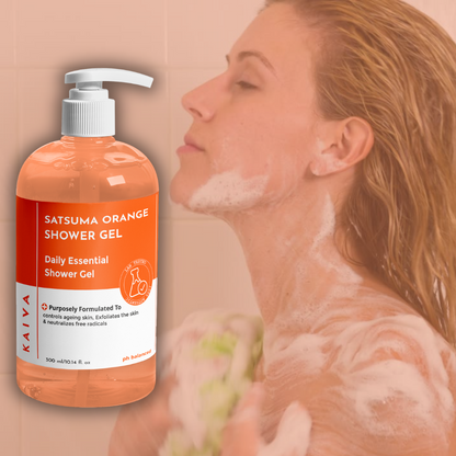 Satsuma Orange Shower Gel | For Women & Men | Sulphates & Paraben Free – 300 ml