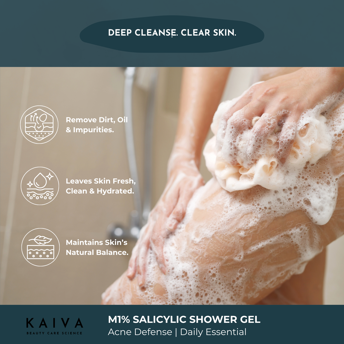 1% Salicylic Acid Shower Gel