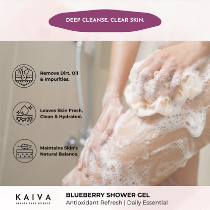 Blue Berry shower Gel | Body Wash enriched with vitamin-E