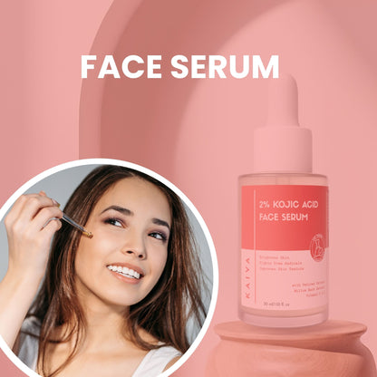 2% Kojic Acid Face Serum | with Vitamin C and German Chamomile | 30 ml