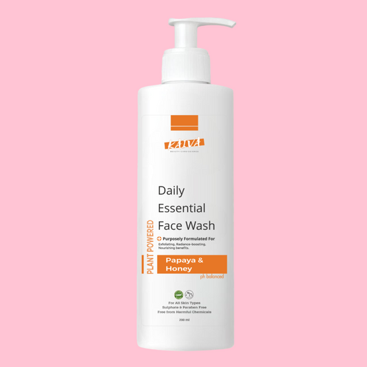 PuraVita Papaya & Honey Face Wash – For Women & Men | Sulphates & Paraben Free – 200 ml