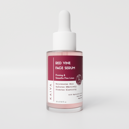 Red Vine Face Serum with Rice Water & Peptides