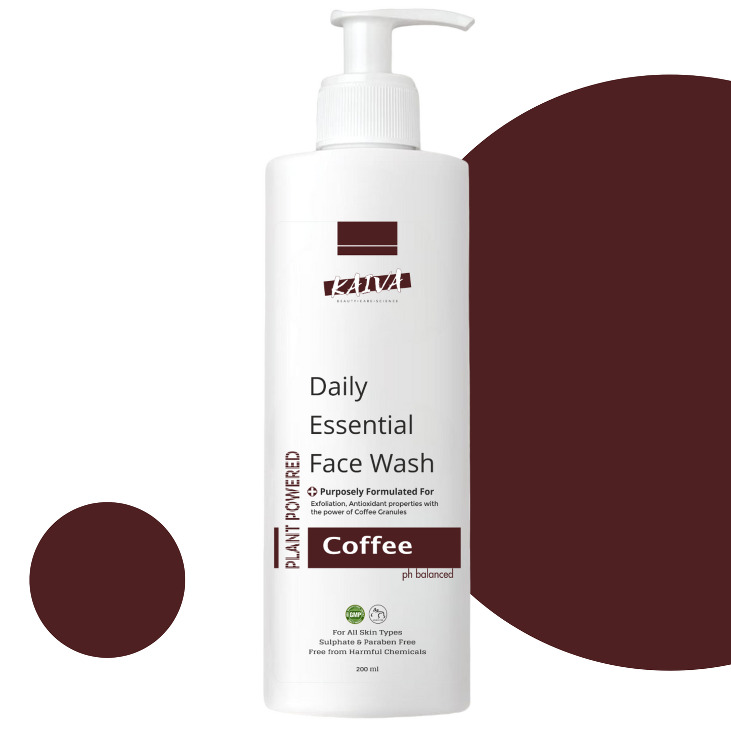 Coffee Face Wash with Coffee Granules | Energizing Face Wash | Hydration, Plumps Skin - 200 ml