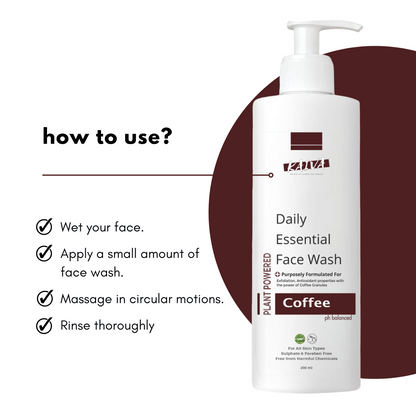Coffee Face Wash with Coffee Granules | Energizing Face Wash | Hydration, Plumps Skin - 200 ml