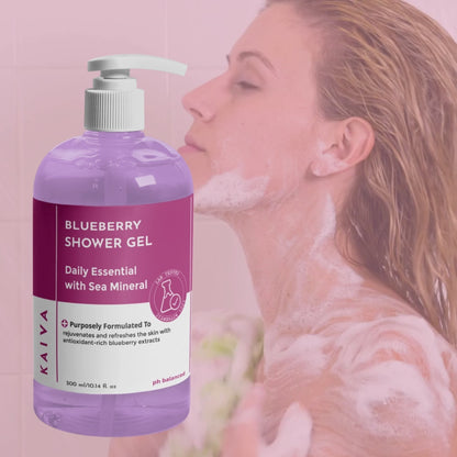 Blue Berry shower Gel | Body Wash enriched with vitamin-E - 300 ml